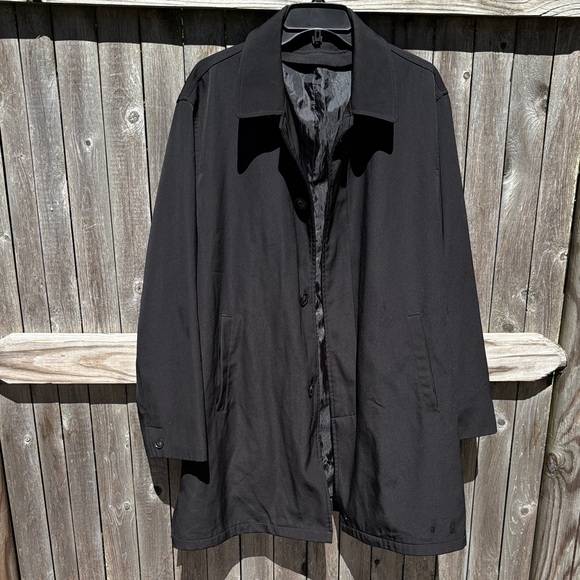 Calvin Klein 40R black coat. - Picture 1 of 7